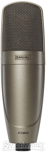 Shure general KSM42/SG Micrófono vocal con el diafragma el doble de grande. cardioide